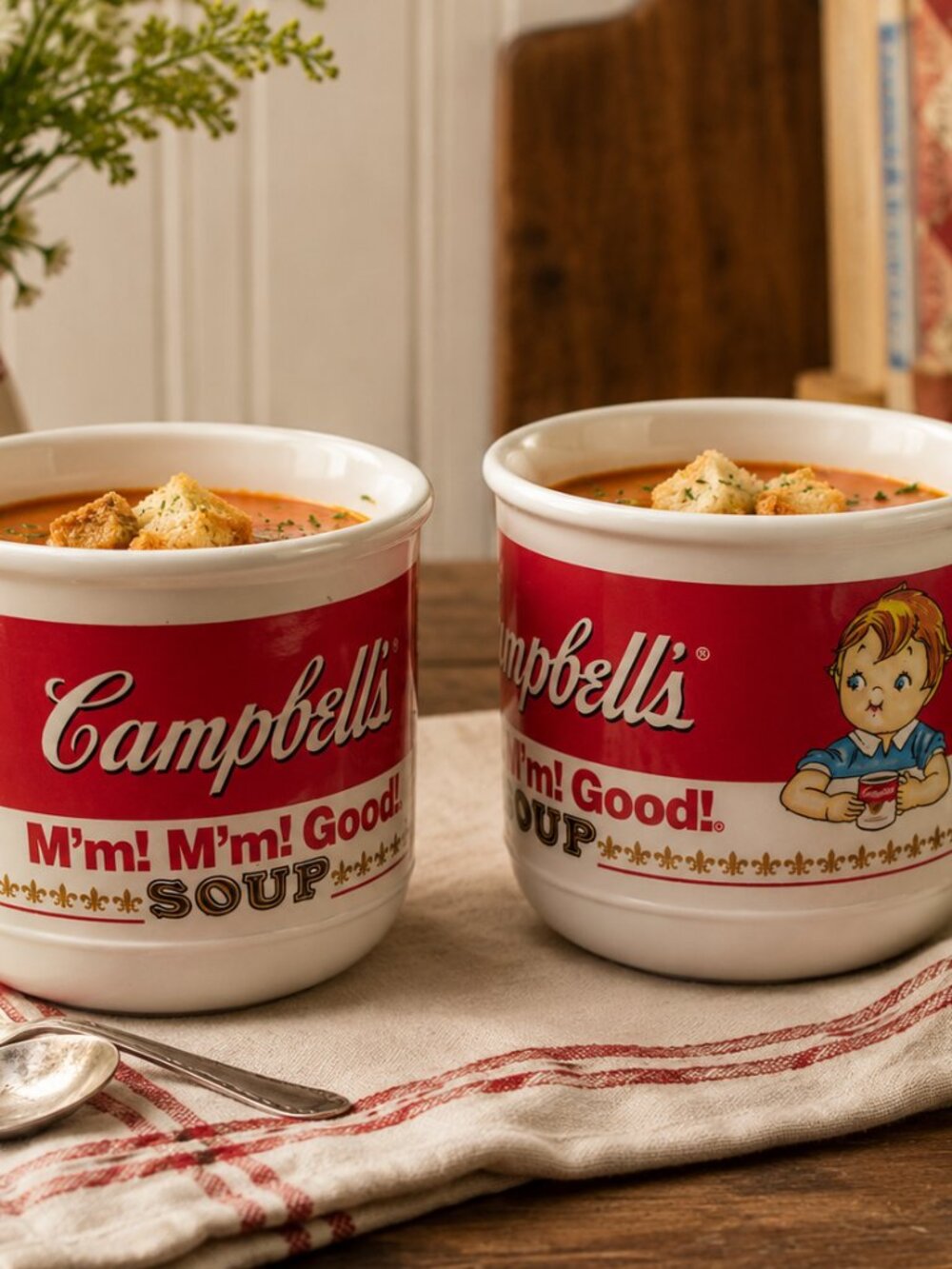 Plastic Campbell Soup Mugs